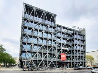 Hoofdkantoor van de Duitse krant taz in Berlijn