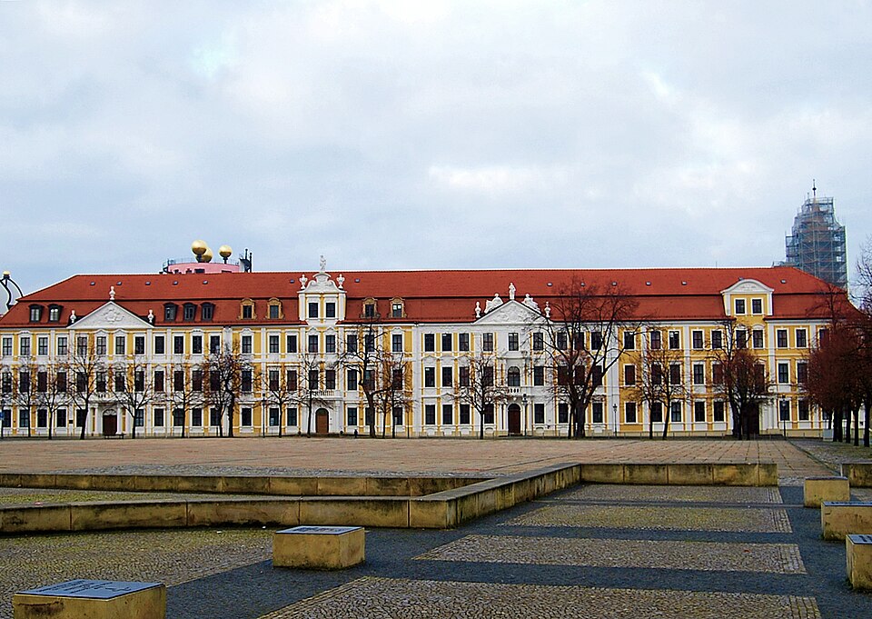 Het Landdaggebouw van Saksen-Anhalt in Magdeburg, zetel van het deelstaatparlement.