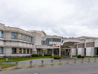 Kantoorgebouw van de ARD ZDF Deutschlandradio Beitragsservice in Keulen-Bocklemünd.