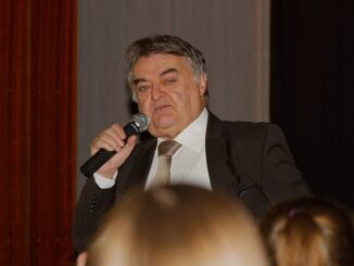 Herbert Reul, CDU-minister van Binnenlandse Zaken in Noordrijn-Westfalen, tijdens een bijeenkomst in 2015