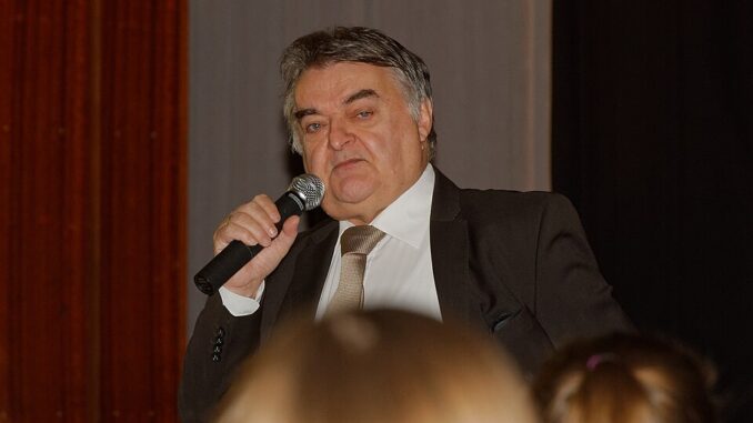 Herbert Reul, CDU-minister van Binnenlandse Zaken in Noordrijn-Westfalen, tijdens een bijeenkomst in 2015