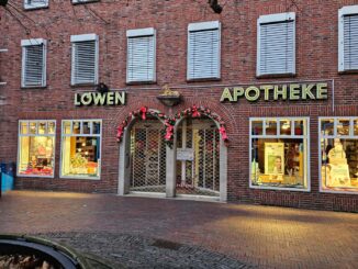 Apotheek in Emden in Duitsland, waar medicijnen regelmatig niet leverbaar zijn