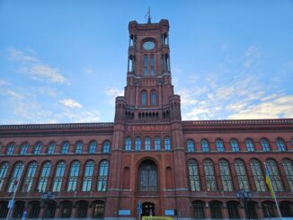 Het Rotes Rathaus in Berlijn, zetel van de Berlijnse regering