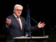 Frank-Walter Steinmeier spreekt tijdens een bezoek aan Kulturwerk Wissen in Rijnland-Palts in maart 2018