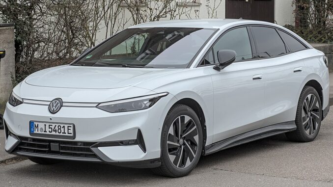 Volkswagen ID.7, een volledig elektrische middenklasseauto van Volkswagen