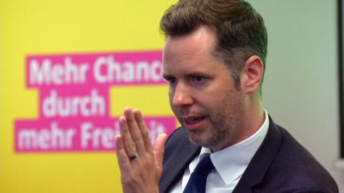 Christian Dürr, partijleider van de FDP