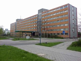 Voormalige regionale Stasi-centrale in Halle-Neustadt (Saksen-Anhalt), mogelijk toekomstig cultuurcentrum