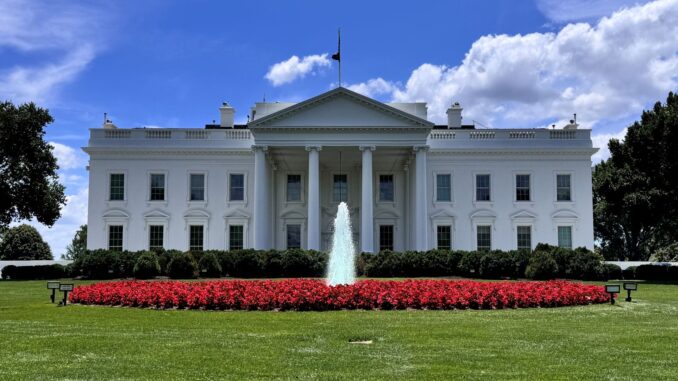 Het Witte Huis in Washington, waar bondskanselier Friedrich Merz president Donald Trump ontmoette.