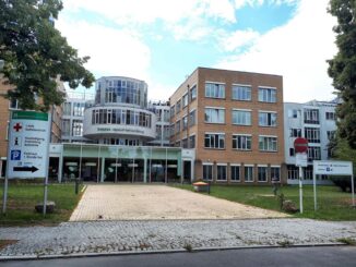 Helios Klinikum Emil von Behring in Berlijn-Zehlendorf, waar een patiënte overleed na brand in een ziekenhuisbed