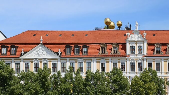 Gebouw van de Landtag van Saksen-Anhalt in Maagdenburg