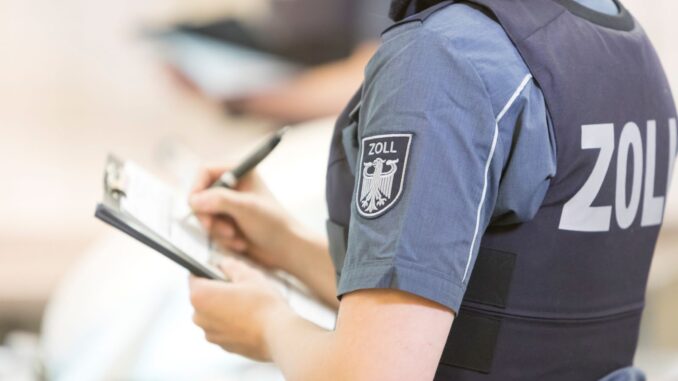 Medewerker van de Duitse douane (Zoll)