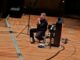 De Nederlandse pianist en componist Joep Beving tijdens zijn optreden in de Berliner Philharmonie in Berlijn