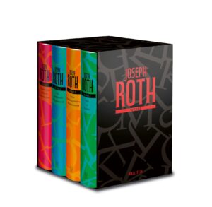 Vierdelige uitgave van de verzamelde werken van Joseph Roth, verschenen bij Wallstein Verlag.