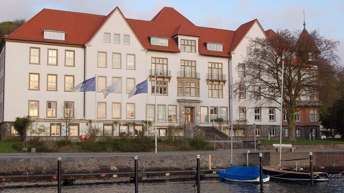 Gebouw van het Kiel Institut für Weltwirtschaft in Kiel