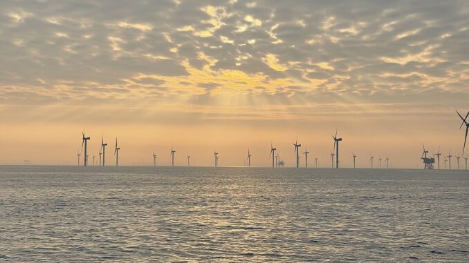 Offshore windpark Nordsee One in de Duitse Noordzee