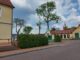 Straatbeeld van Drewitz bij Möckern in Saksen-Anhalt, waar de Duitse weerdienst een nieuw nationaal hitterecord van 41,5 graden registreerde.