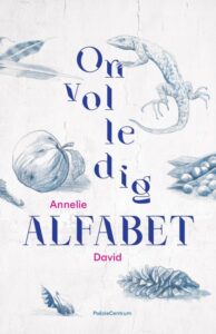 Omslag van de dichtbundel Onvolledig alfabet van Annelie David, verschenen bij PoëzieCentrum.