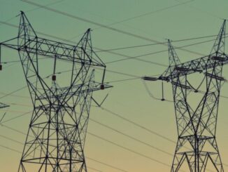 Hoogspanningsmasten en elektriciteitsnet in Baden-Württemberg