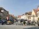 De historische Marktplatz in Gunzenhausen, de Beierse stad waar een literaire avond over de roman Gunzenhausen van Piet de Moor plaatsvindt.