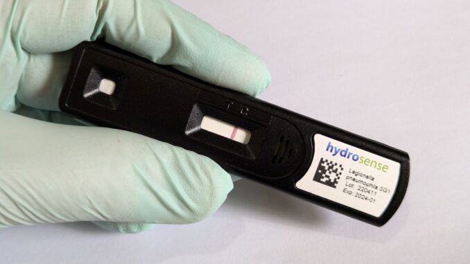 Test voor legionella serogroep 1