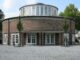 De markthal van Delmenhorst, waar een AfD-bijeenkomst leidde tot politieke ophef over het gebruik van de gemeentelijke evenementenlocatie.