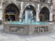 De Fischbrunnen op de Marienplatz in München. De stad heeft vanwege de aanhoudende droogte waterverboden ingevoerd en fonteinen worden uitgeschakeld.