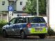 Politieauto van de Duitse politie in Hessen